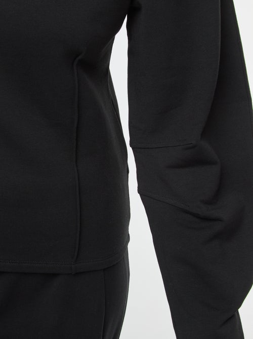 Sweat en molleton à manches longues - Kiabi