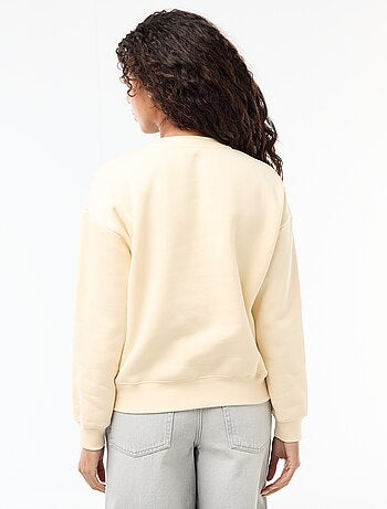 Sweat en molleton à message