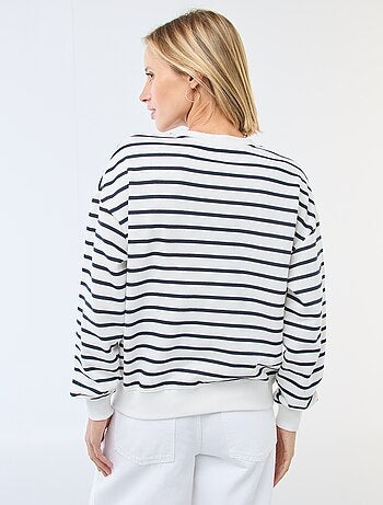 Sweat en molleton à message