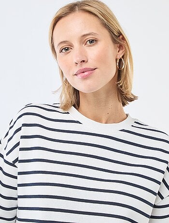 Sweat en molleton à message