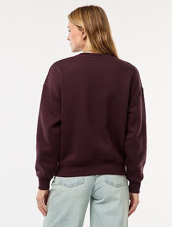 Sweat en molleton à message