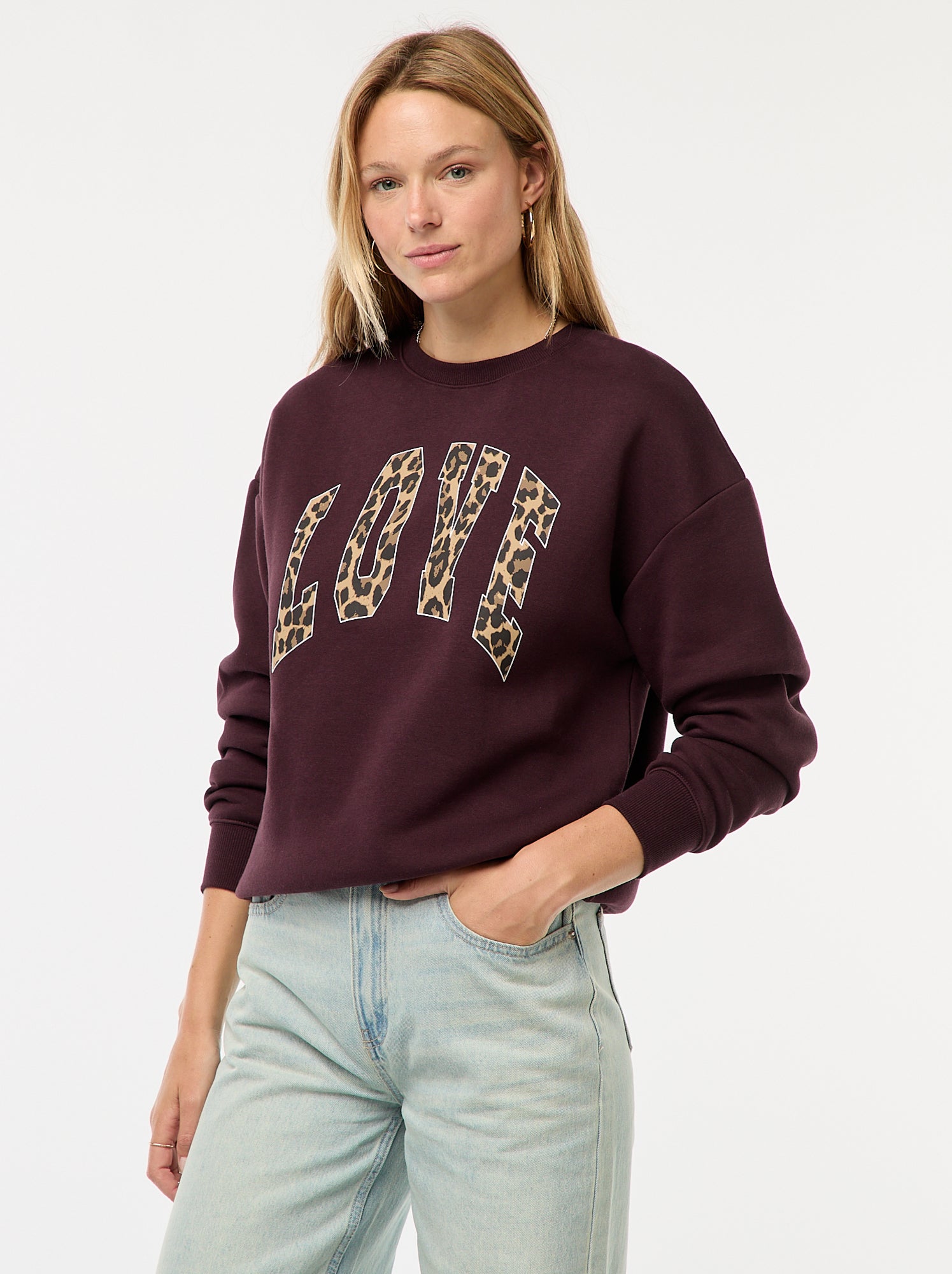 Sweat en molleton à message