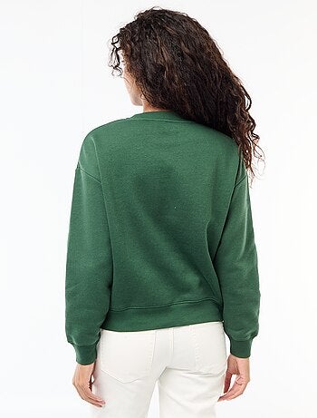 Sweat en molleton à message