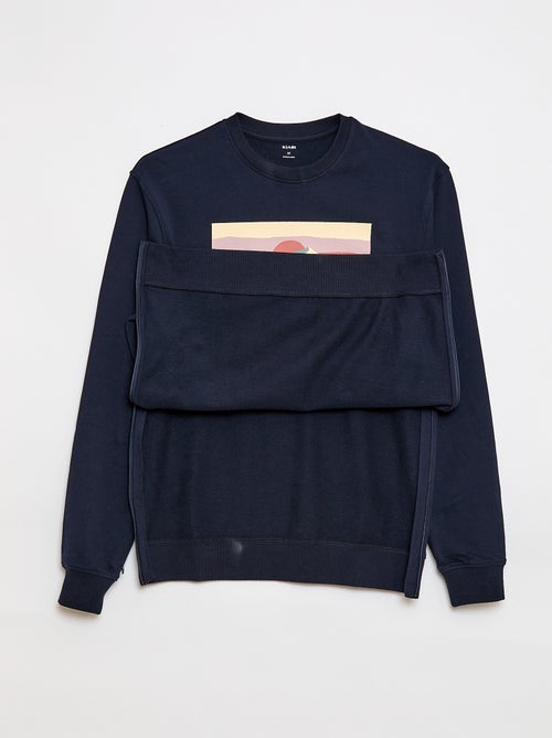 Sweat en molleton avec imprimé - So Easy - Kiabi