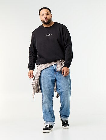Sweat en molleton avec inscription