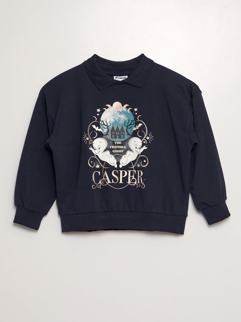 Sweat en molleton 'Casper' Bleu - Kiabi