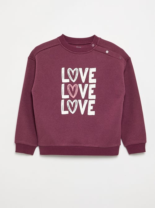 Sweat en molleton chaud - collection facile à enfiler - Kiabi Sweat en molleton chaud - collection facile à enfiler - Kiabi