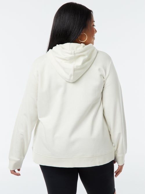 Sweat en molleton chaud à capuche - Kiabi