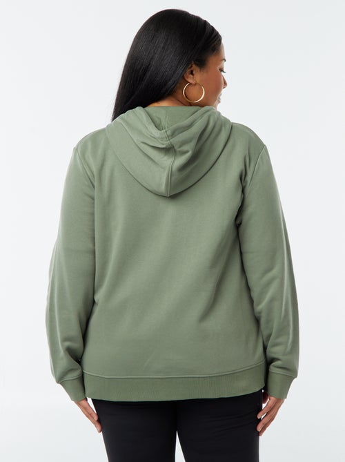 Sweat en molleton chaud à capuche - Kiabi