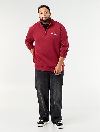 Sweat en molleton chaud à col camionneur
