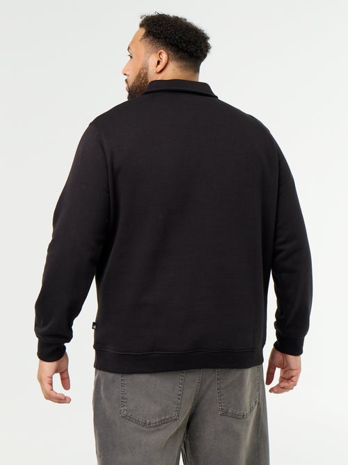 Sweat en molleton col polo - Kiabi Sweat en molleton col polo - Kiabi