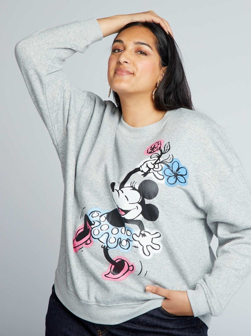 Sweat en molleton 'Disney' 'Le Roi Lion' Gris - Kiabi