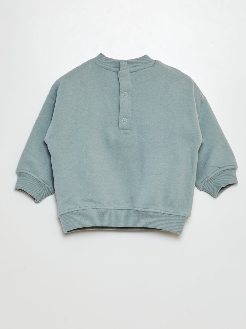 Sweat en molleton 'Disney' Vert - Kiabi