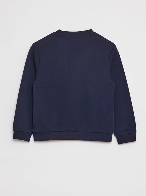 Sweat en molleton gratté uni - Kiabi