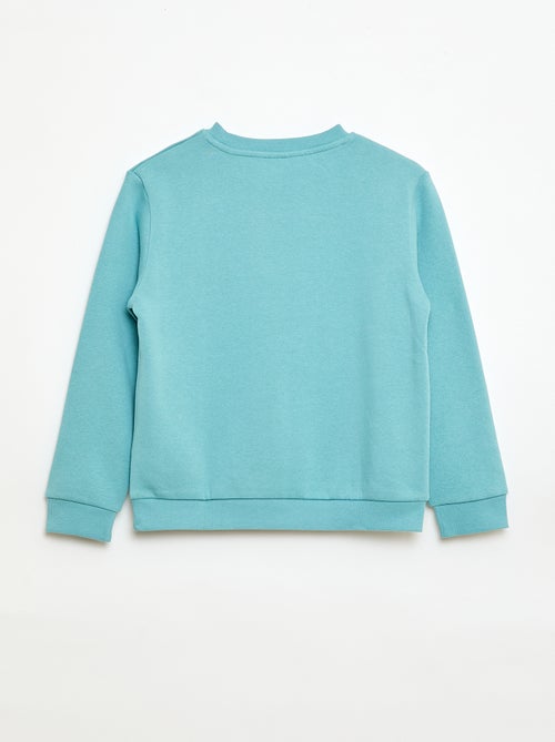 Sweat en molleton gratté uni - Kiabi