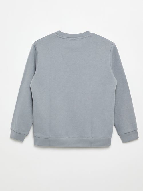 Sweat en molleton gratté uni - Kiabi Sweat en molleton gratté uni - Kiabi