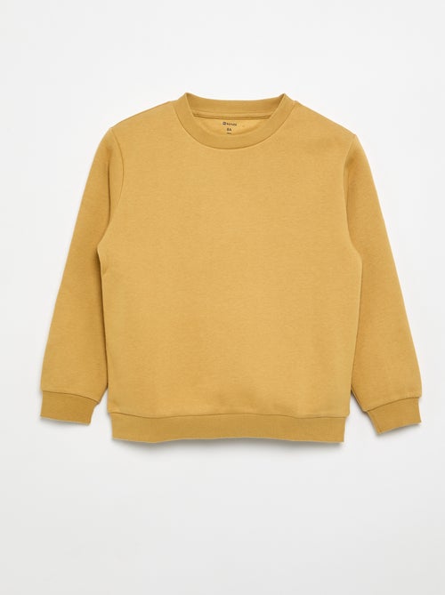 Sweat en molleton gratté uni - Kiabi Sweat en molleton gratté uni - Kiabi