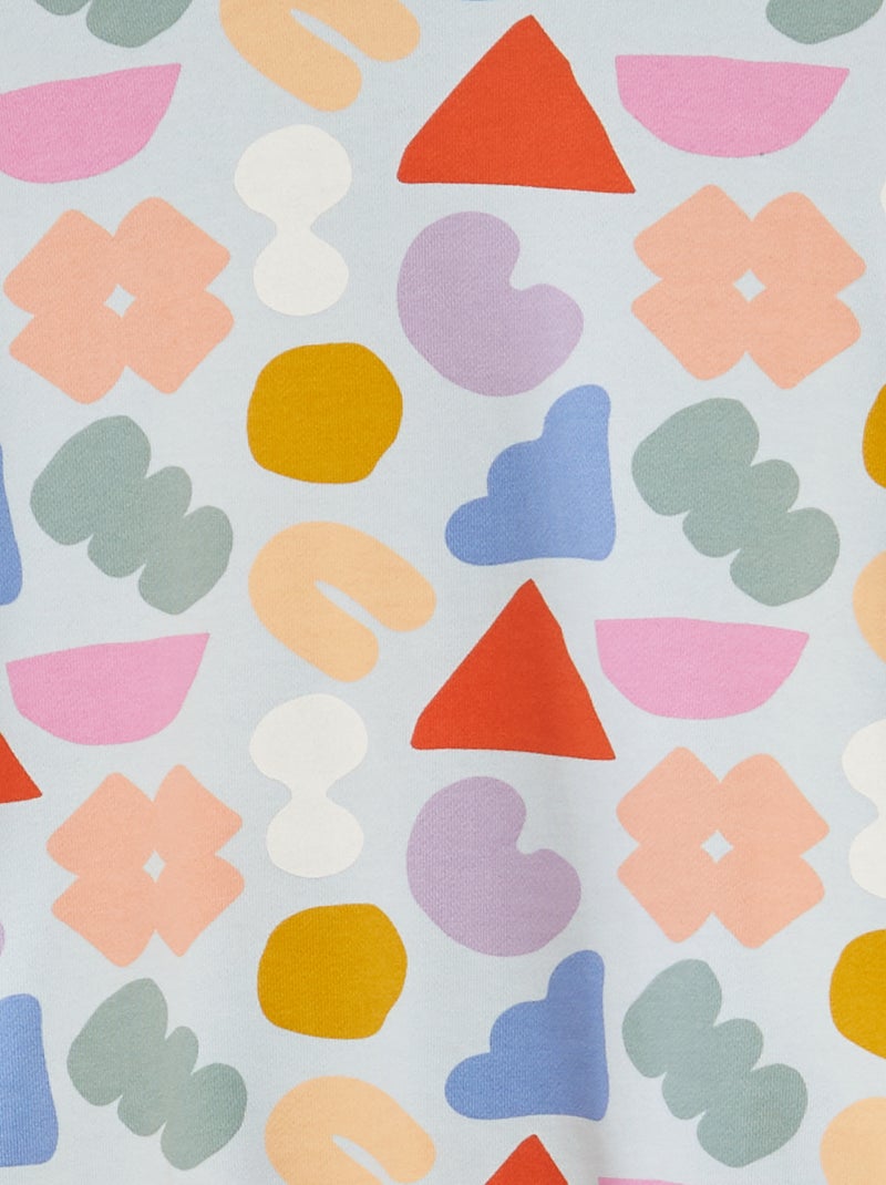 Sweat en molleton imprimé - Grafik Edition Multicolore - Kiabi