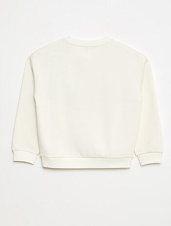 Sweat en molleton imprimé 'Halloween'