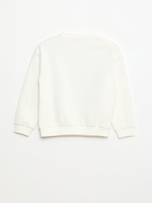 Sweat en molleton imprimé Noël - Kiabi