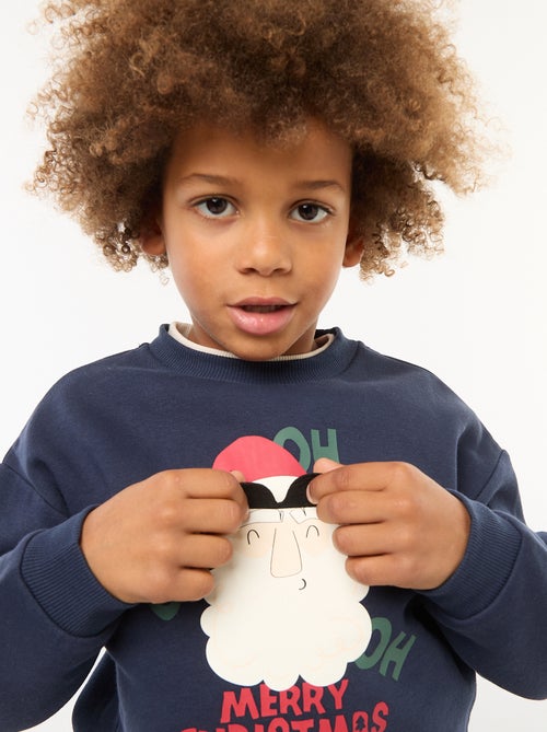 Sweat en molleton imprimé Noël - Kiabi