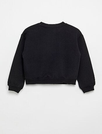 Sweat en molleton imprimé poitrine