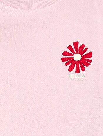 Sweat en molleton léger imprimé