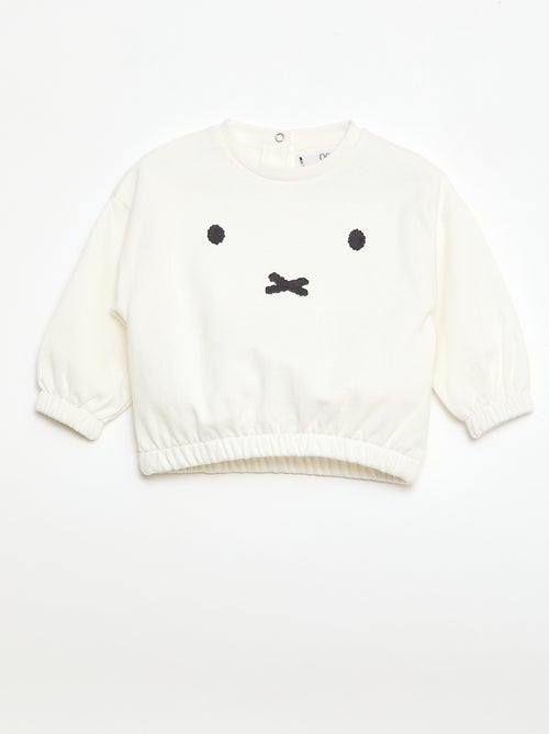 Sweat en molleton 'Miffy' - Kiabi