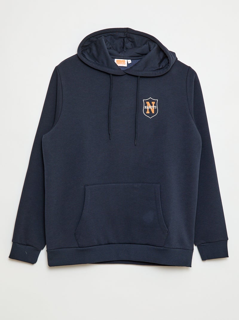 Sweat en molleton 'Naruto' à capuche BLEU - Kiabi