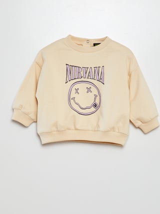 Sweat en molleton 'Nirvana'