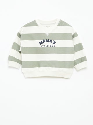 Sweat en molleton non gratté