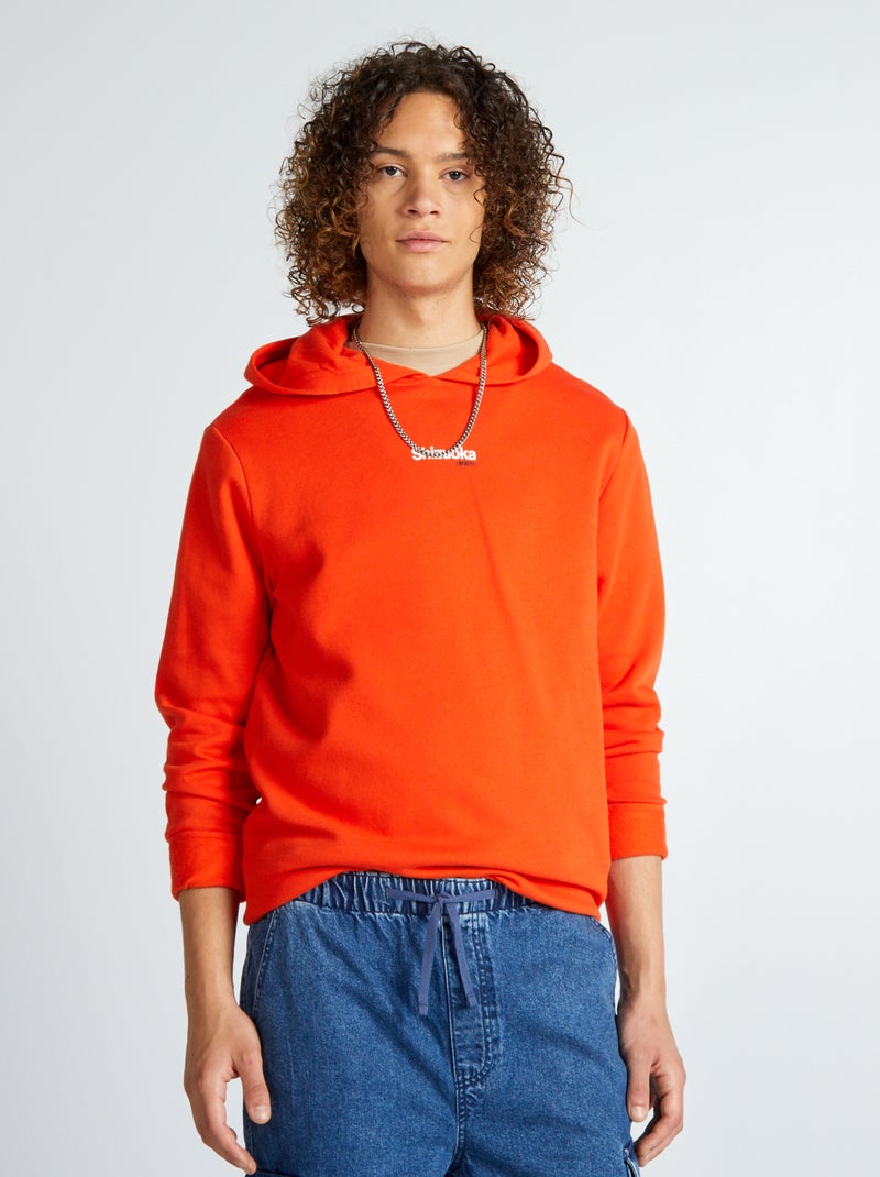 Sweat en molleton Orange - Kiabi