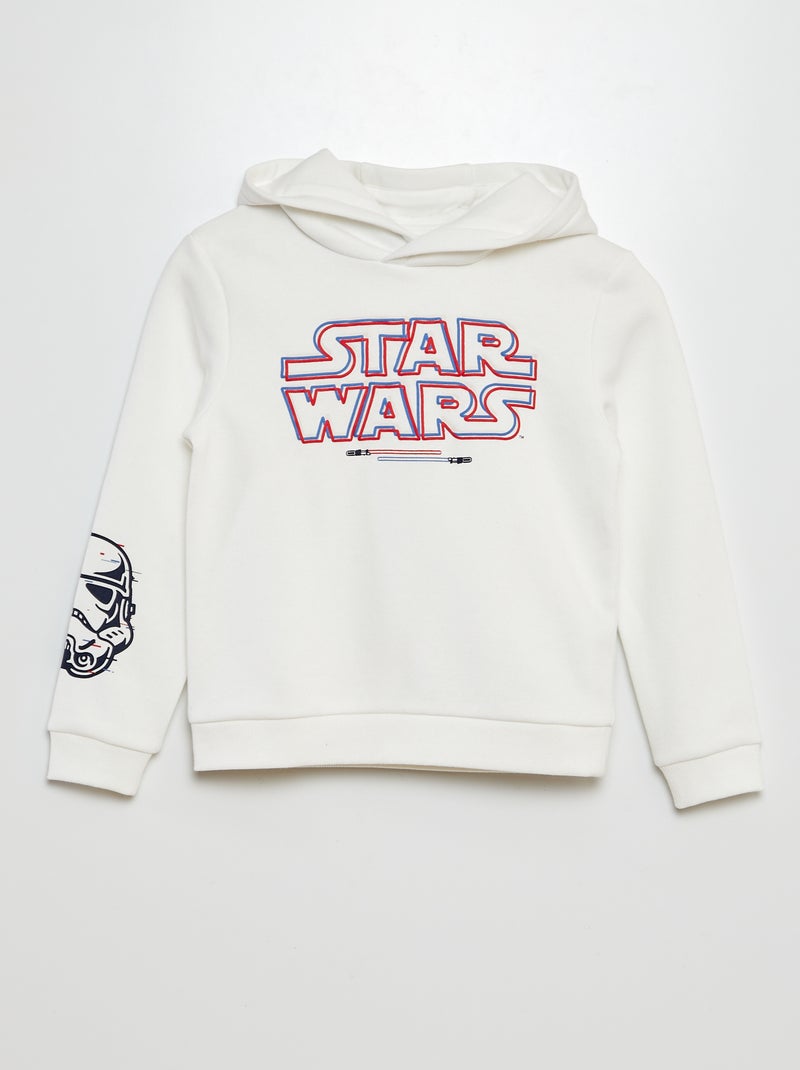 Sweat en molleton 'Star Wars' Blanc - Kiabi