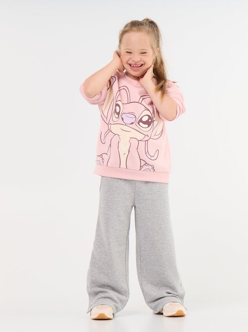 Sweat en molleton 'Stitch' - collection facile à enfiler - Kiabi