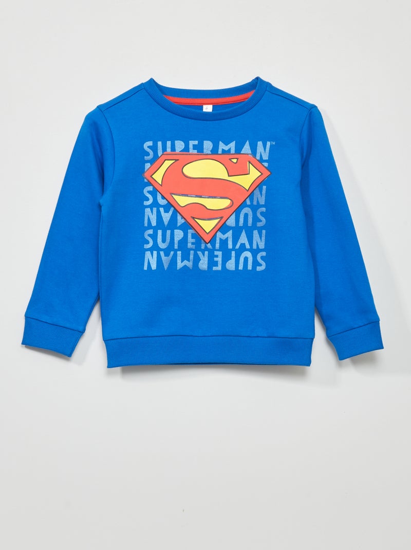 Sweat en molleton 'Superman' 'DC Comics' bleu - Kiabi