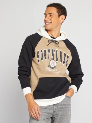 Sweat en molleton type université américaine