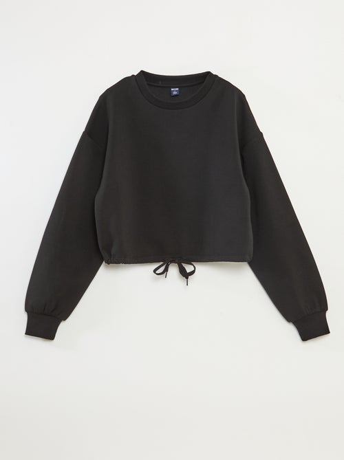 Sweat en molleton uni doux et chaud - Kiabi
