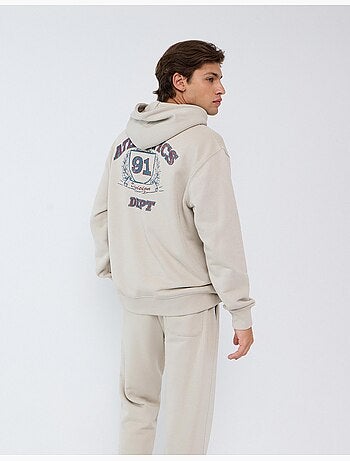 Sweat en polaire imprimé, mo fashion
