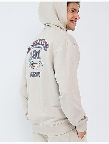 Sweat en polaire imprimé, mo fashion