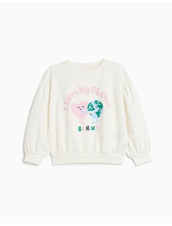 Sweat en polaire imprimé, mo fashion