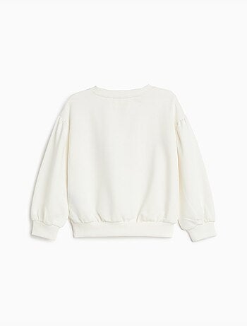 Sweat en polaire imprimé, mo fashion