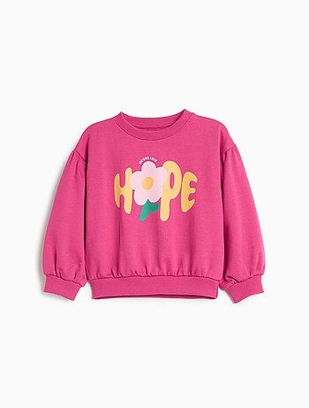 Sweat en polaire imprimé, mo fashion