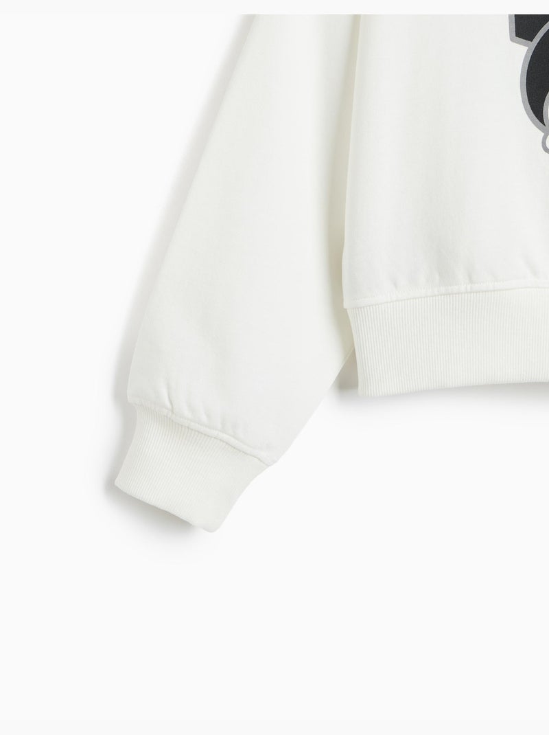 Sweat en polaire 'kuromi', mo fashion Blanc - Kiabi