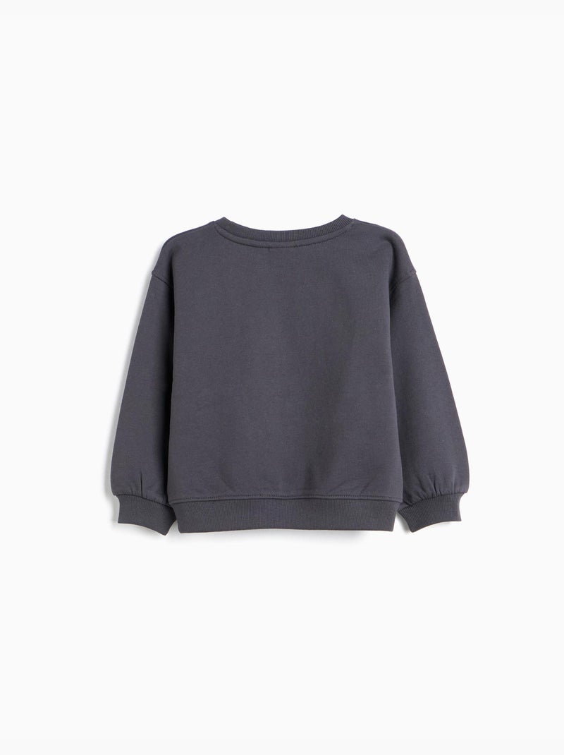 Sweat en polaire 'peppa pig', mo fashion Gris - Kiabi