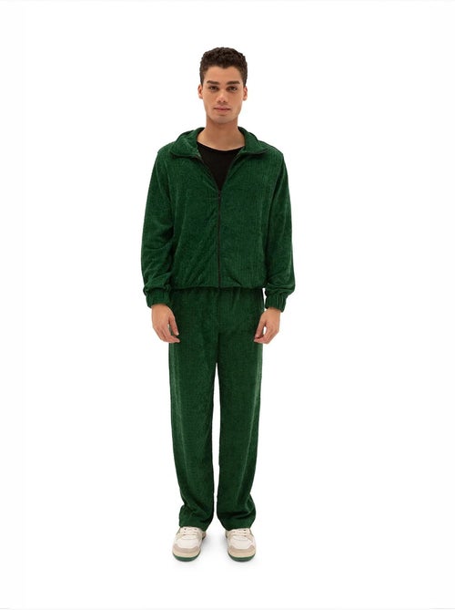 Sweat en velours zippé pour homme giesto - Kiabi