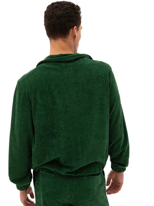 Sweat en velours zippé pour homme giesto - Kiabi