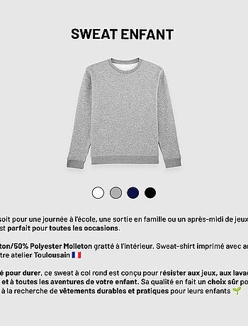 Sweat Enfant ALPACA UNICORN