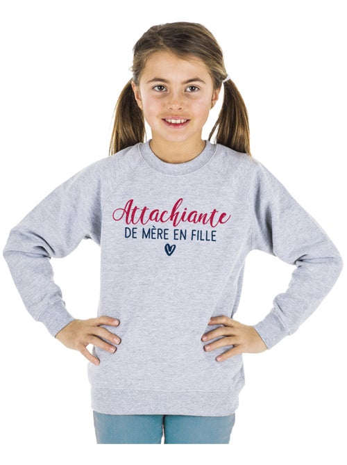 Sweat Enfant ATTACHIANTE DE MÈRE EN FILLE - Kiabi Sweat Enfant ATTACHIANTE DE MÈRE EN FILLE - Kiabi