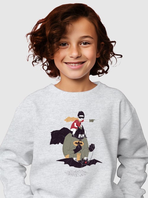 Sweat Enfant BATMAN & ROBIN - Kiabi Sweat Enfant BATMAN & ROBIN - Kiabi