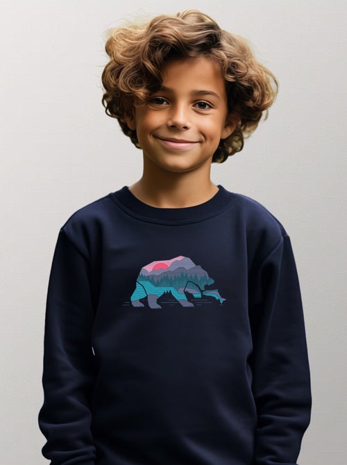 Sweat Enfant BEAR COUNTRY - Kiabi